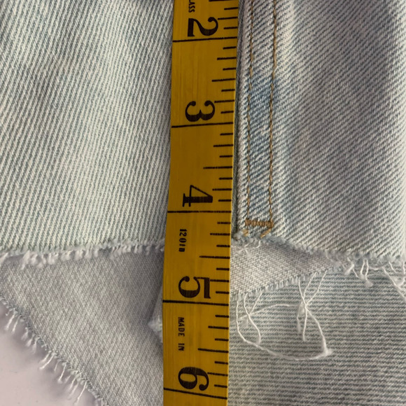 WILD FABLE Light Wash Distressed Super High Rise Cut Off‎ Shorts NWT - Picture 11 of 11